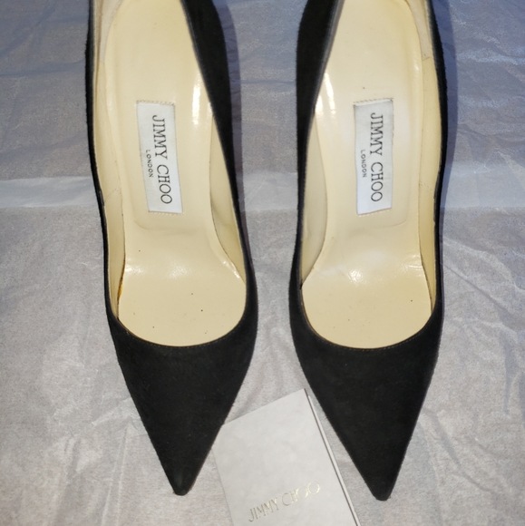 Jimmy Choo Anouk Suede Pumps in Black 36 - Picture 7 of 15